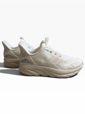 Women's White Cushioned Athletic Sneakers